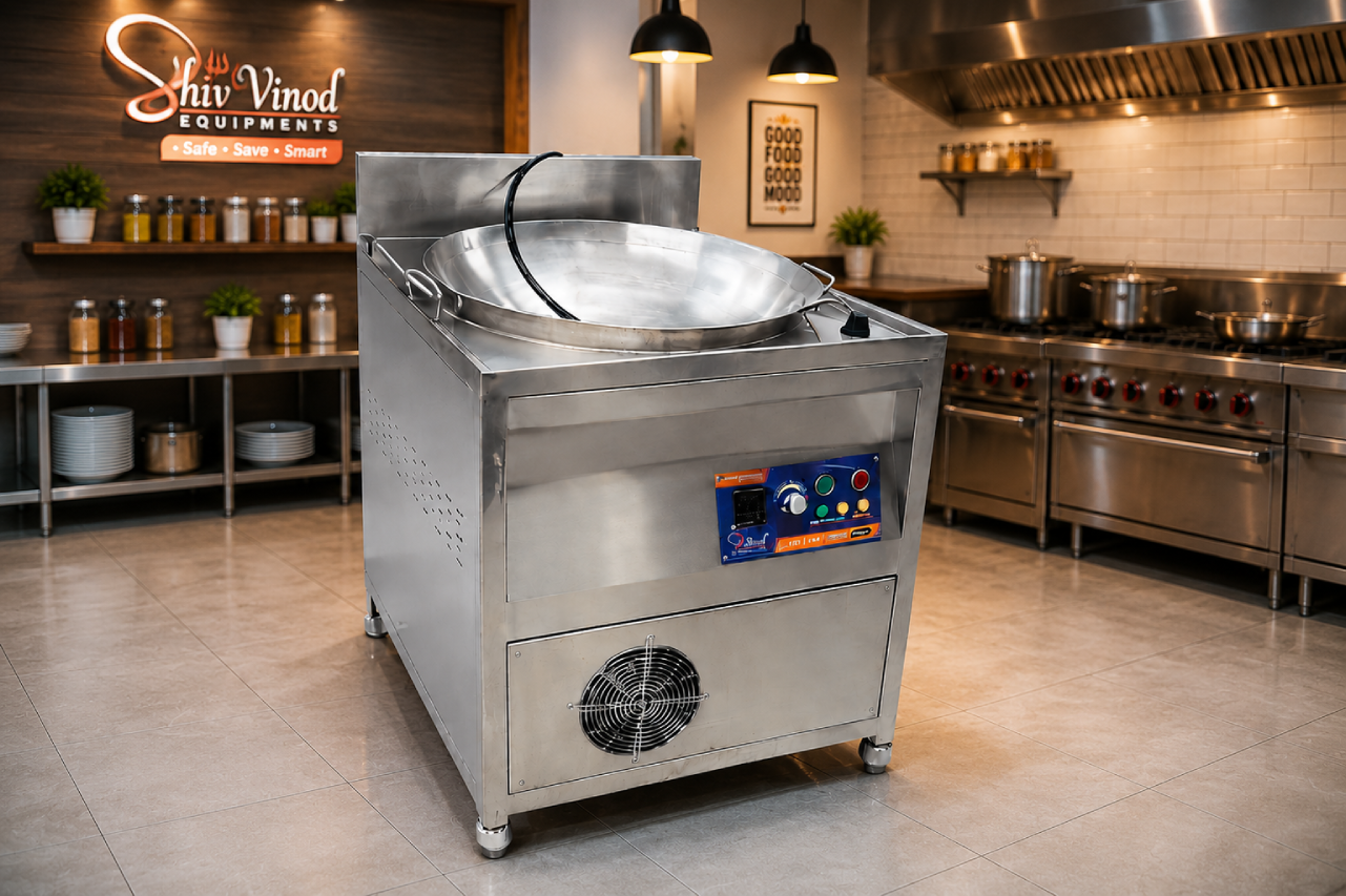 COMMERCIAL INDUCTION KADHAI 5 KW