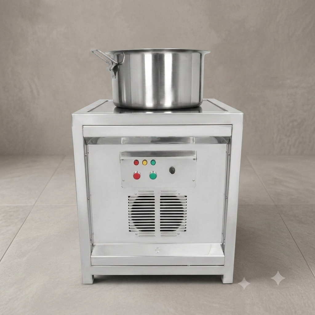 Bulk cooking commercial induction cooktop